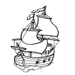 Раскраска: Лодка / Корабль (транспорт) #137478 - Бесплатные раскраски для печати