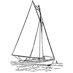 Раскраска: Лодка / Корабль (транспорт) #137484 - Бесплатные раскраски для печати