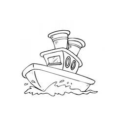 Раскраска: Лодка / Корабль (транспорт) #137489 - Бесплатные раскраски для печати