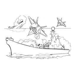 Раскраска: Лодка / Корабль (транспорт) #137492 - Бесплатные раскраски для печати
