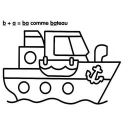 Раскраска: Лодка / Корабль (транспорт) #137505 - Бесплатные раскраски для печати