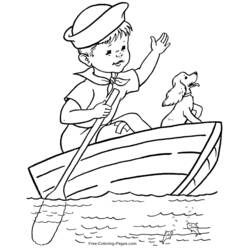 Раскраска: Лодка / Корабль (транспорт) #137517 - Бесплатные раскраски для печати