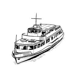 Раскраска: Лодка / Корабль (транспорт) #137519 - Бесплатные раскраски для печати
