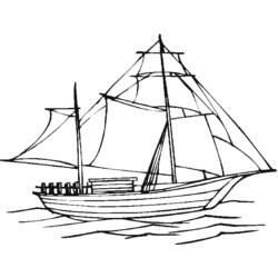 Раскраска: Лодка / Корабль (транспорт) #137528 - Раскраски для печати