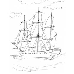 Раскраска: Лодка / Корабль (транспорт) #137534 - Бесплатные раскраски для печати