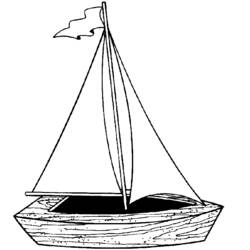 Раскраска: Лодка / Корабль (транспорт) #137547 - Бесплатные раскраски для печати