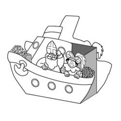 Раскраска: Лодка / Корабль (транспорт) #137560 - Бесплатные раскраски для печати