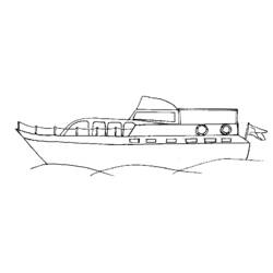 Раскраска: Лодка / Корабль (транспорт) #137572 - Бесплатные раскраски для печати