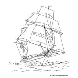 Раскраска: Лодка / Корабль (транспорт) #137575 - Бесплатные раскраски для печати