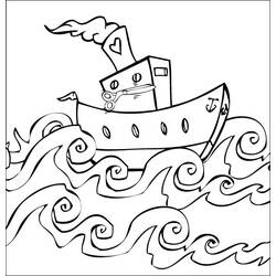 Раскраска: Лодка / Корабль (транспорт) #137595 - Бесплатные раскраски для печати