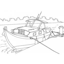 Раскраска: Лодка / Корабль (транспорт) #137643 - Бесплатные раскраски для печати