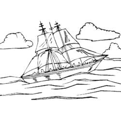 Раскраска: Лодка / Корабль (транспорт) #137648 - Бесплатные раскраски для печати