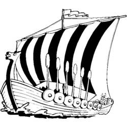 Раскраска: Лодка / Корабль (транспорт) #137683 - Бесплатные раскраски для печати