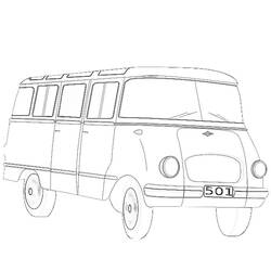 Раскраска: Автобус / Тренер (транспорт) #135293 - Бесплатные раскраски для печати