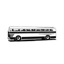 Раскраска: Автобус / Тренер (транспорт) #135318 - Бесплатные раскраски для печати