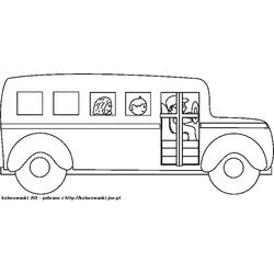 Раскраска: Автобус / Тренер (транспорт) #135321 - Бесплатные раскраски для печати