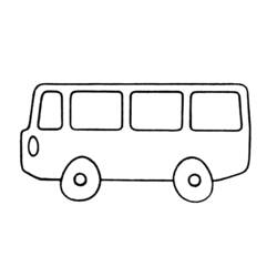 Раскраска: Автобус / Тренер (транспорт) #135322 - Раскраски для печати
