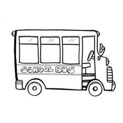 Раскраска: Автобус / Тренер (транспорт) #135325 - Бесплатные раскраски для печати