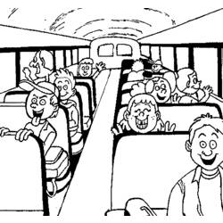 Раскраска: Автобус / Тренер (транспорт) #135330 - Бесплатные раскраски для печати