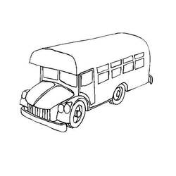 Раскраска: Автобус / Тренер (транспорт) #135348 - Бесплатные раскраски для печати