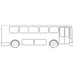 Раскраска: Автобус / Тренер (транспорт) #135354 - Бесплатные раскраски для печати