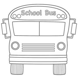 Раскраска: Автобус / Тренер (транспорт) #135360 - Бесплатные раскраски для печати