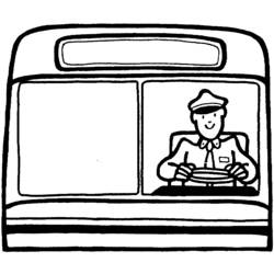 Раскраска: Автобус / Тренер (транспорт) #135364 - Раскраски для печати