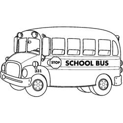 Раскраска: Автобус / Тренер (транспорт) #135371 - Раскраски для печати