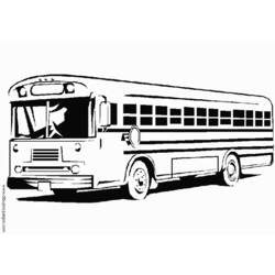 Раскраска: Автобус / Тренер (транспорт) #135375 - Раскраски для печати