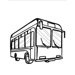 Раскраска: Автобус / Тренер (транспорт) #135384 - Раскраски для печати
