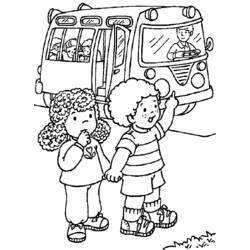 Раскраска: Автобус / Тренер (транспорт) #135399 - Бесплатные раскраски для печати
