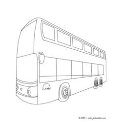Раскраска: Автобус / Тренер (транспорт) #135441 - Бесплатные раскраски для печати