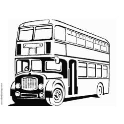 Раскраска: Автобус / Тренер (транспорт) #135468 - Бесплатные раскраски для печати