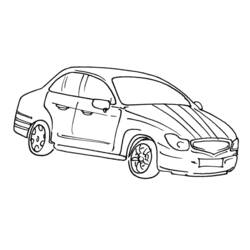 Раскраска: Автомобиль / Автомобиль (транспорт) #146544 - Бесплатные раскраски для печати