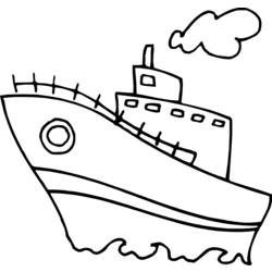 Раскраска: Пассажирское судно / Круизный лайнер (транспорт) #140689 - Раскраски для печати