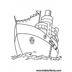 Раскраска: Пассажирское судно / Круизный лайнер (транспорт) #140788 - Раскраски для печати