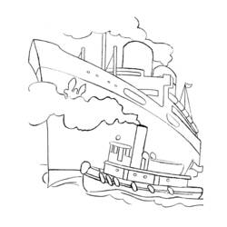 Раскраска: Пассажирское судно / Круизный лайнер (транспорт) #140809 - Раскраски для печати