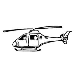 Раскраска: вертолет (транспорт) #136029 - Бесплатные раскраски для печати