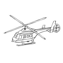 Раскраска: вертолет (транспорт) #136030 - Раскраски для печати