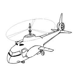 Раскраска: вертолет (транспорт) #136033 - Бесплатные раскраски для печати