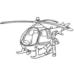 Раскраска: вертолет (транспорт) #136041 - Бесплатные раскраски для печати