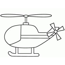Раскраска: вертолет (транспорт) #136046 - Раскраски для печати
