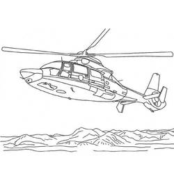 Раскраска: вертолет (транспорт) #136049 - Раскраски для печати