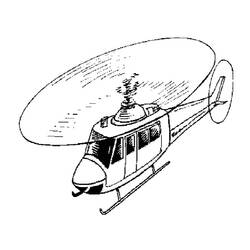 Раскраска: вертолет (транспорт) #136050 - Бесплатные раскраски для печати