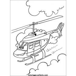 Раскраска: вертолет (транспорт) #136053 - Бесплатные раскраски для печати