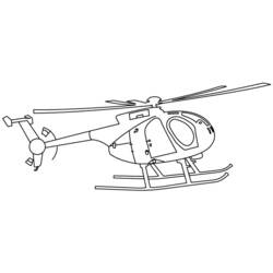 Раскраска: вертолет (транспорт) #136056 - Раскраски для печати