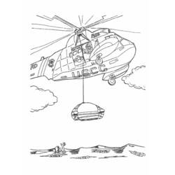 Раскраска: вертолет (транспорт) #136069 - Бесплатные раскраски для печати
