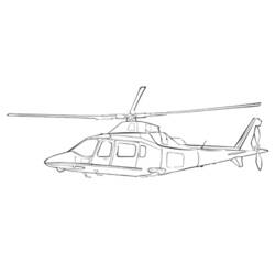 Раскраска: вертолет (транспорт) #136071 - Раскраски для печати