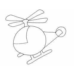 Раскраска: вертолет (транспорт) #136073 - Бесплатные раскраски для печати