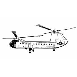Раскраска: вертолет (транспорт) #136074 - Бесплатные раскраски для печати